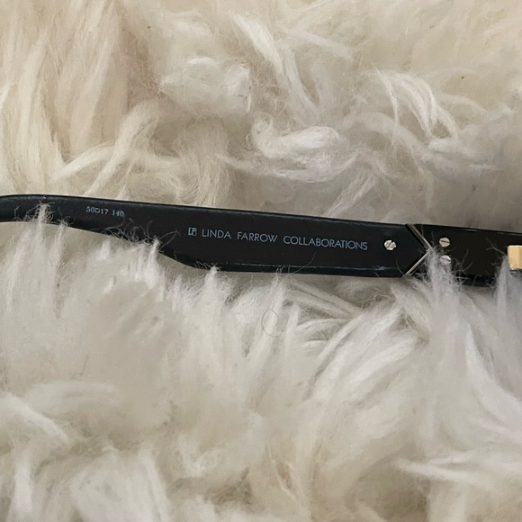 Vintage | rare linda farrow x the row black square wayfarer sunglasses - Picture 2 of 7